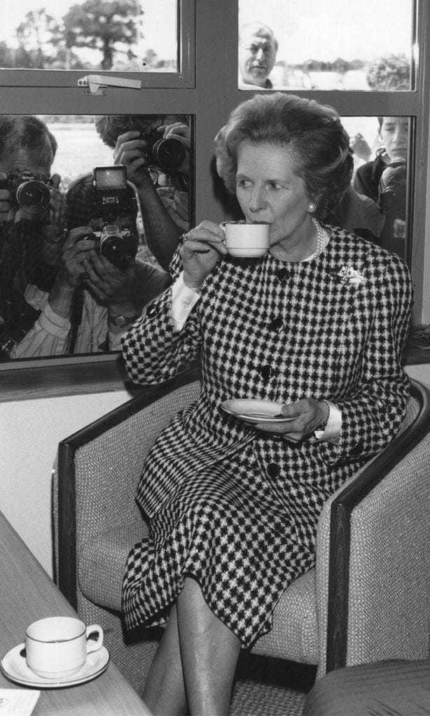 Thatcher Takes Tea