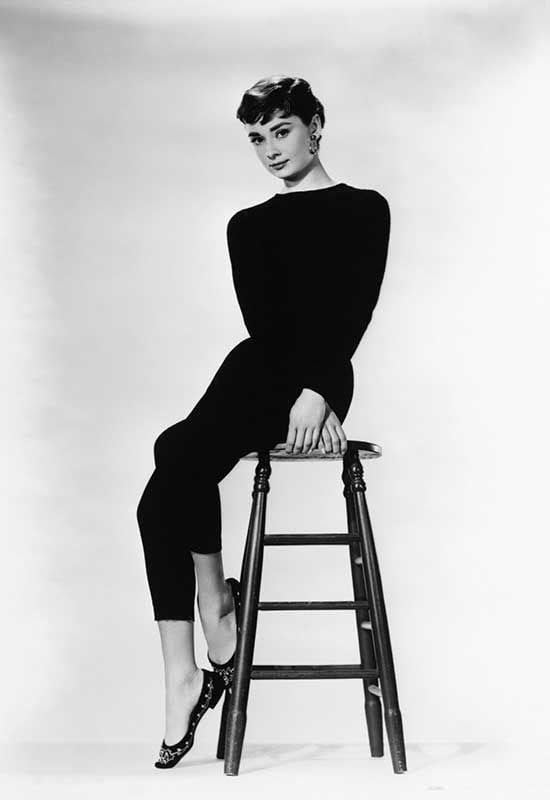Pantalon capri Audrey Hepburn