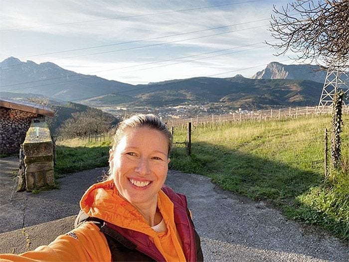 Anne Igartiburu disfruta de su tierra en familia antes de las campanadas