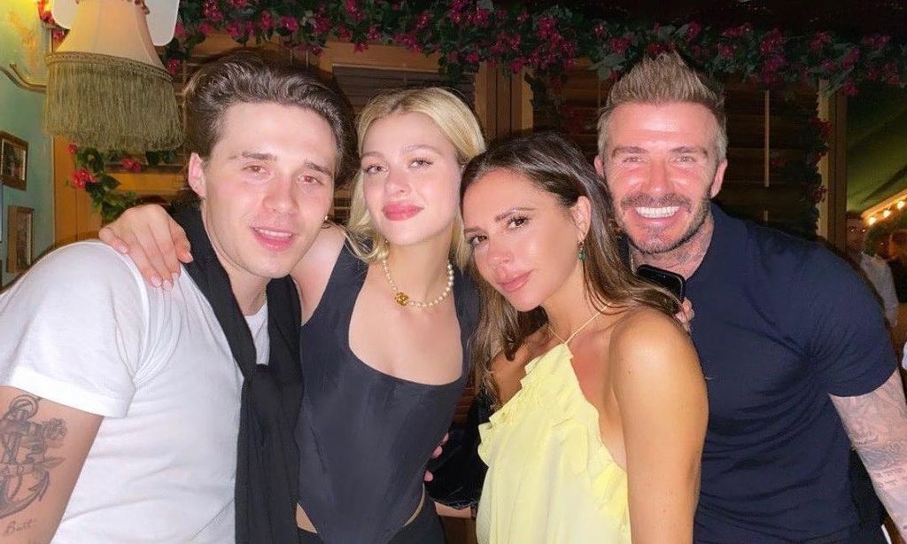 Brooklyn Beckham, Nicola Anne Peltz, Victoria and David Beckham