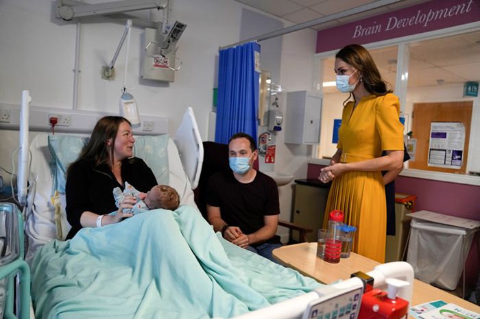 Kate Middleton en el Royal Surrey County Hospital