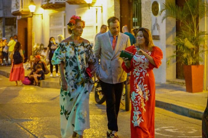 Naty Abascal en la boda de Josef-Emanuel de Liechtenstein y Claudia Echavarría 