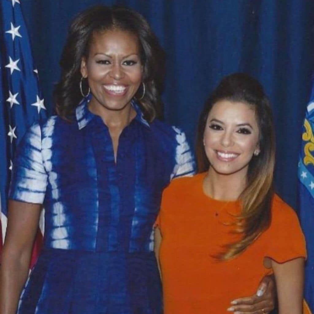 eva longoria y michelle obama