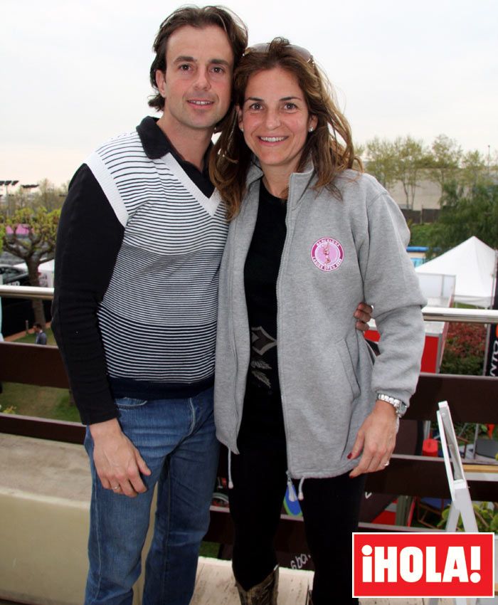 Arantxa Sánchez Vicario y Josep Santacana