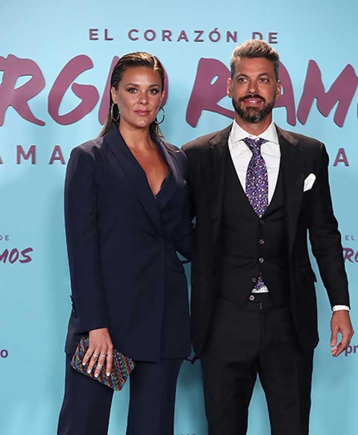 Lorena Gómez y René Ramos en la premiere de El Corazón de Sergio Ramos