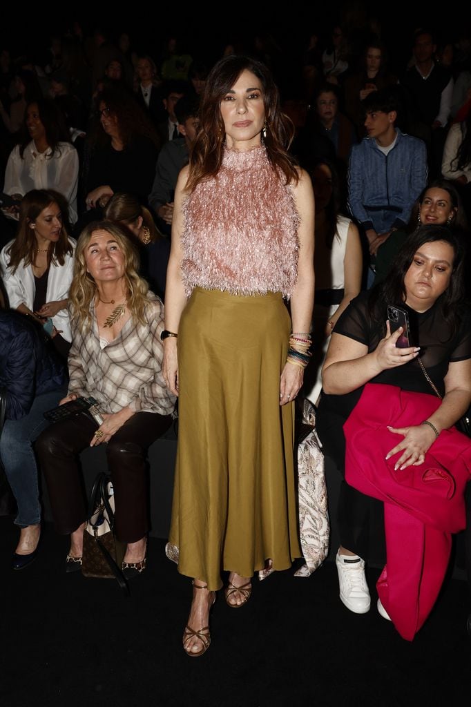 Marilo Montero en el desfile de Isabel Sanchís en la Pasarela Cibeles Mercedes-Benz Fashion Week Madrid 2025 