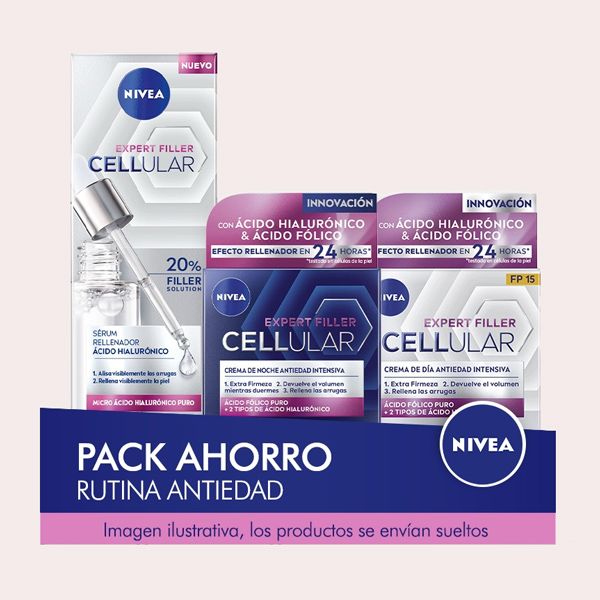 NIVEA ANTIEDAD CELLULAR EXPERT FILLER Pack ahorro cuidado facial