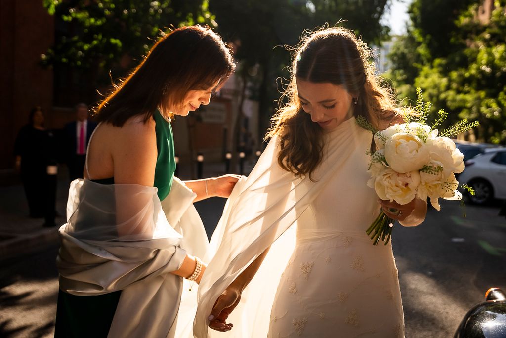 Vestido de novia de Valenzuela