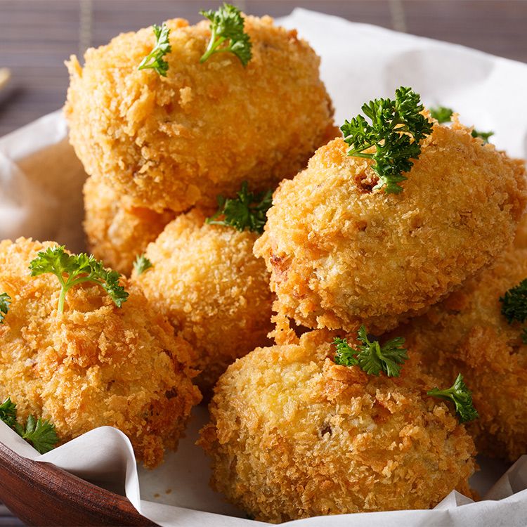 Croquetas rebozads con panko