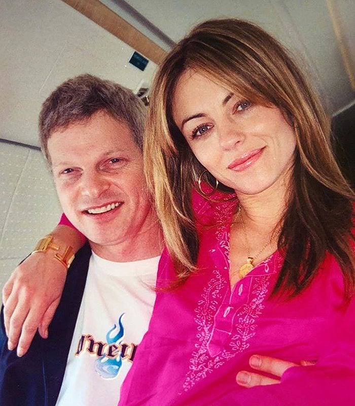 Elizabeth Hurley y Steve Bing