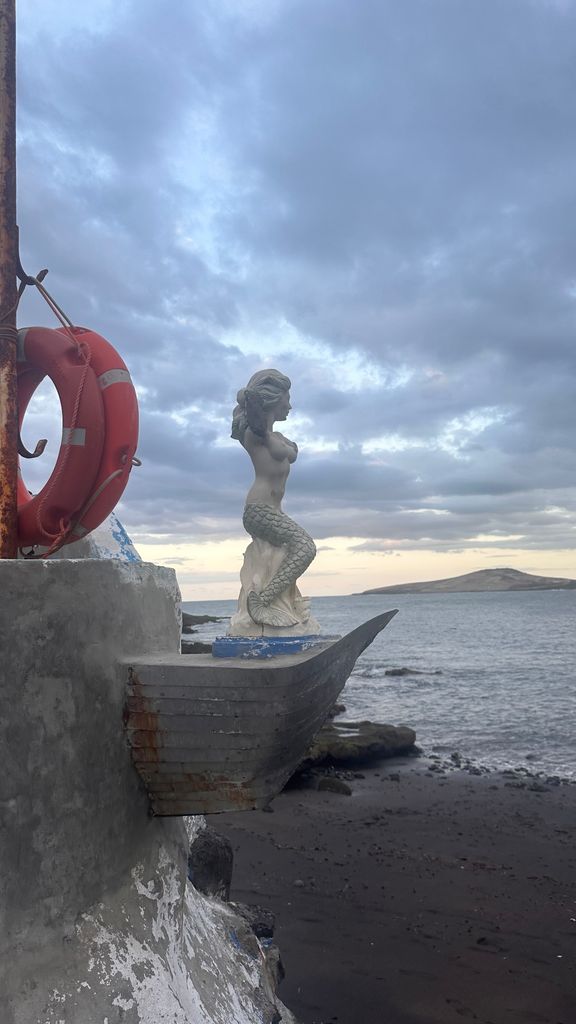 Sara Carbonero en Tufia, un rincón encantador de la Costa de Gran Canaria