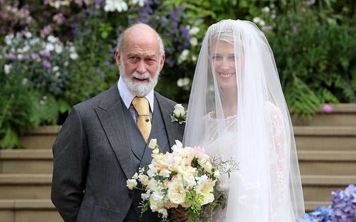 Lady Gabriella y su padre Michael de Kent 