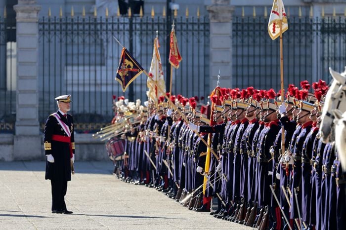 Felipe VI en la Pascua Militar