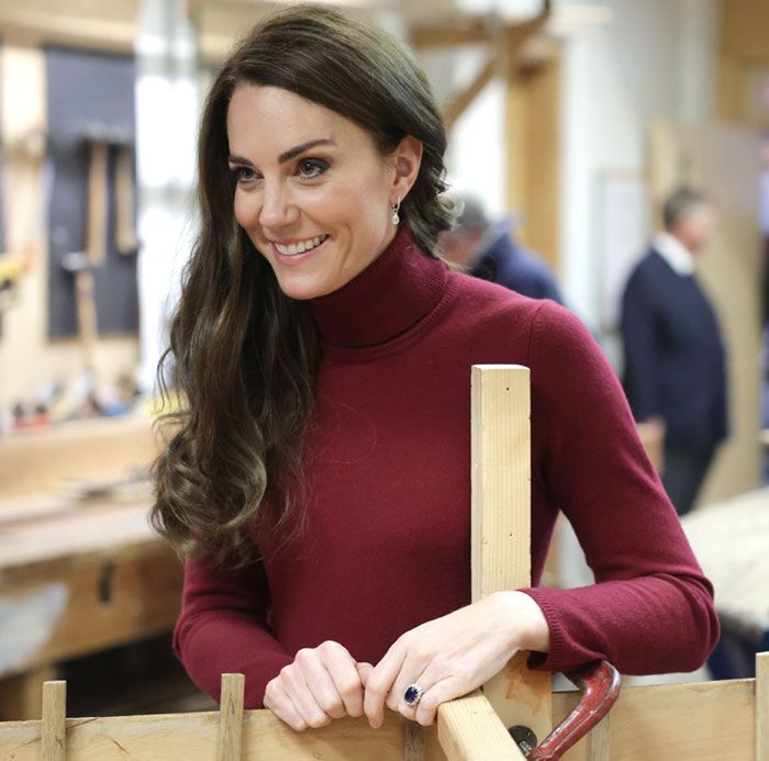 Kate Middleton vestido pendientes