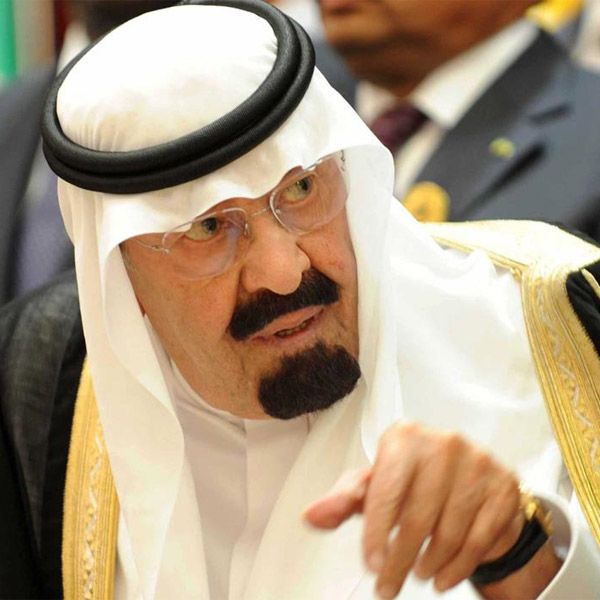 El rey de Arabia Saudí, Abdalá bin Abdelaziz
