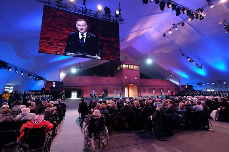 Los reyes de España, Holanda y Bélgica, juntos en el homenaje a las víctimas del nazismo