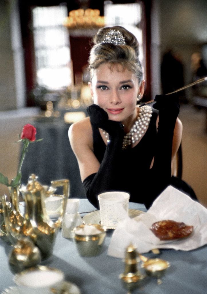 Audrey Hepburn en el filme 'Breakfast at Tiffany's' en 1961 en Nueva York