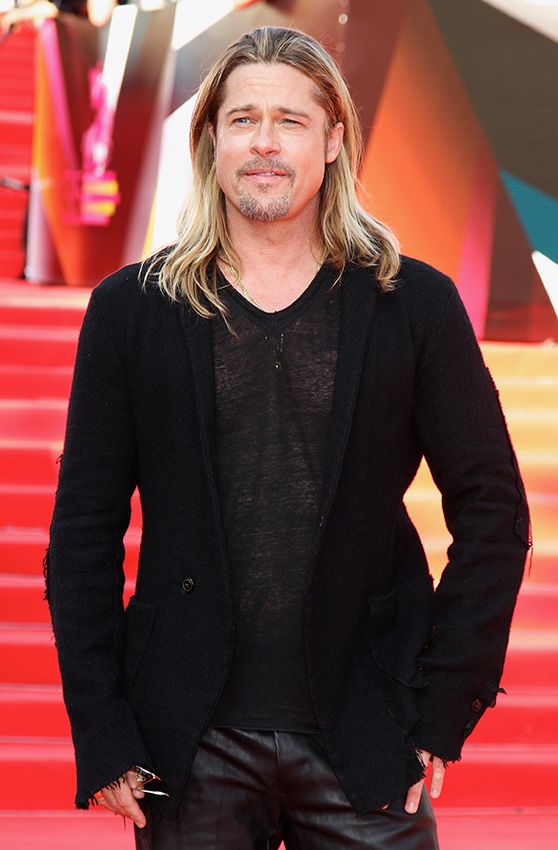 brad pitt pelo largo getty