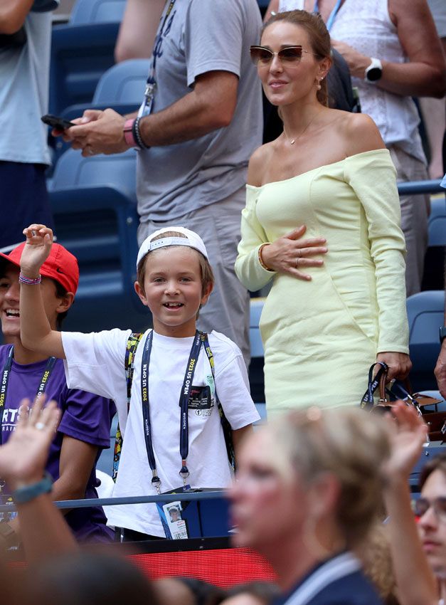 Stefan, el hijo de Novak Djokovic y Jelena Ristic