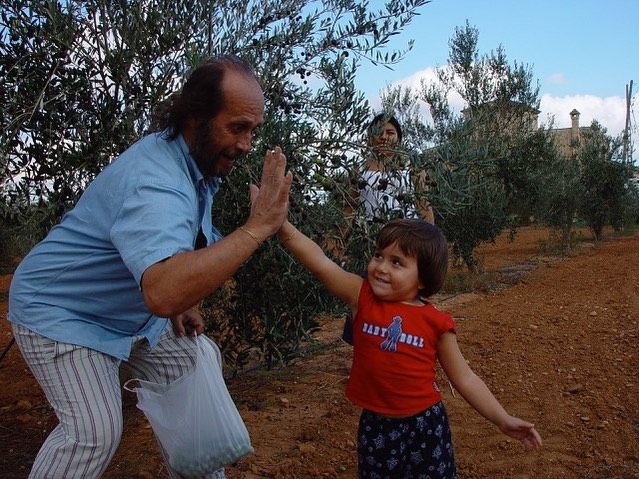 Paco de Lucía con su hija Antonia