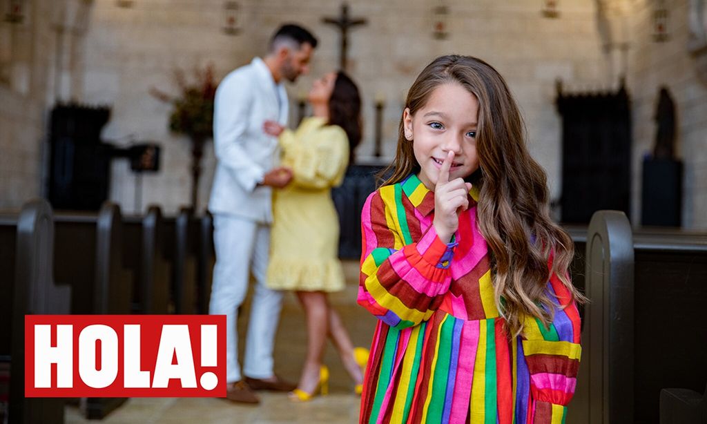 Adamari Lopez y Toni Costa con su hija Alaïa