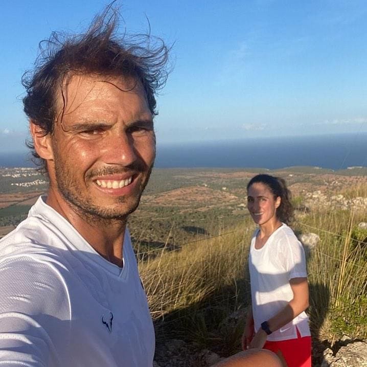 Rafa Nadal y su esposa, Mery Perelló