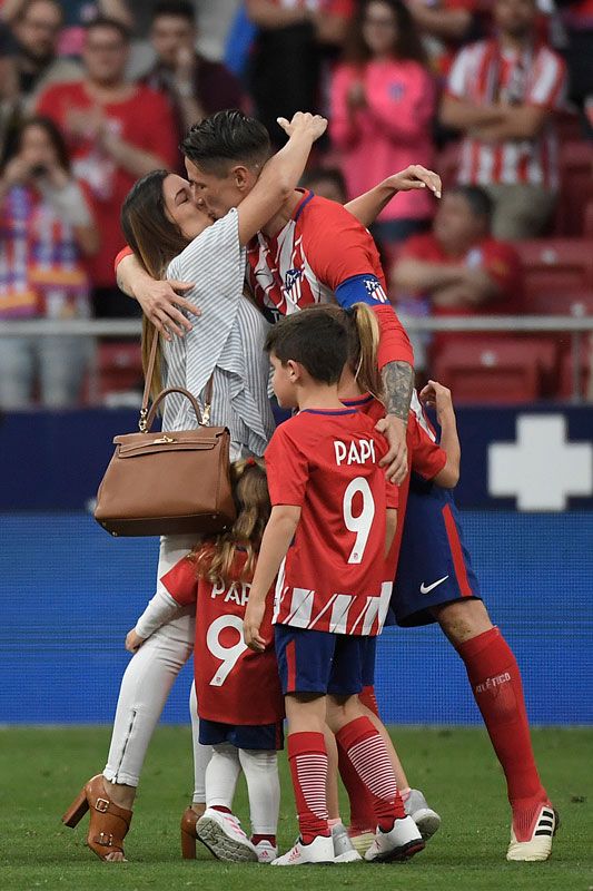 Fernando Torres y su familia