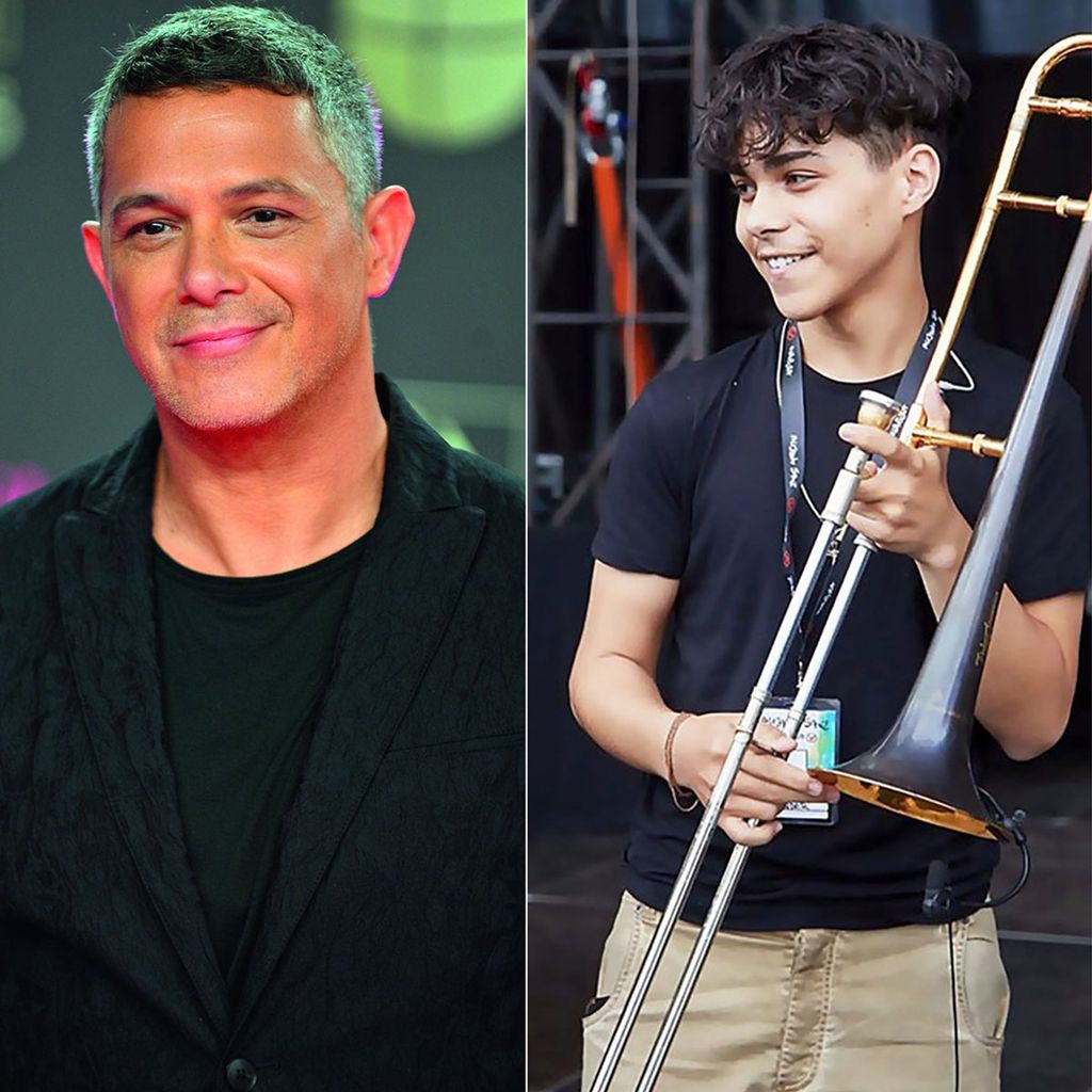 alejandro sanz y su hijo