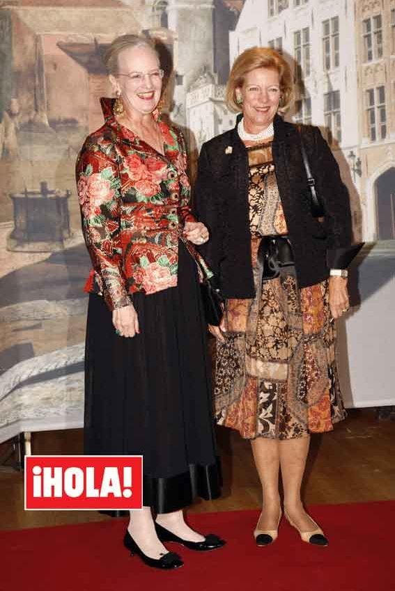 Margarita de Dinamarca y Ana María de Grecia