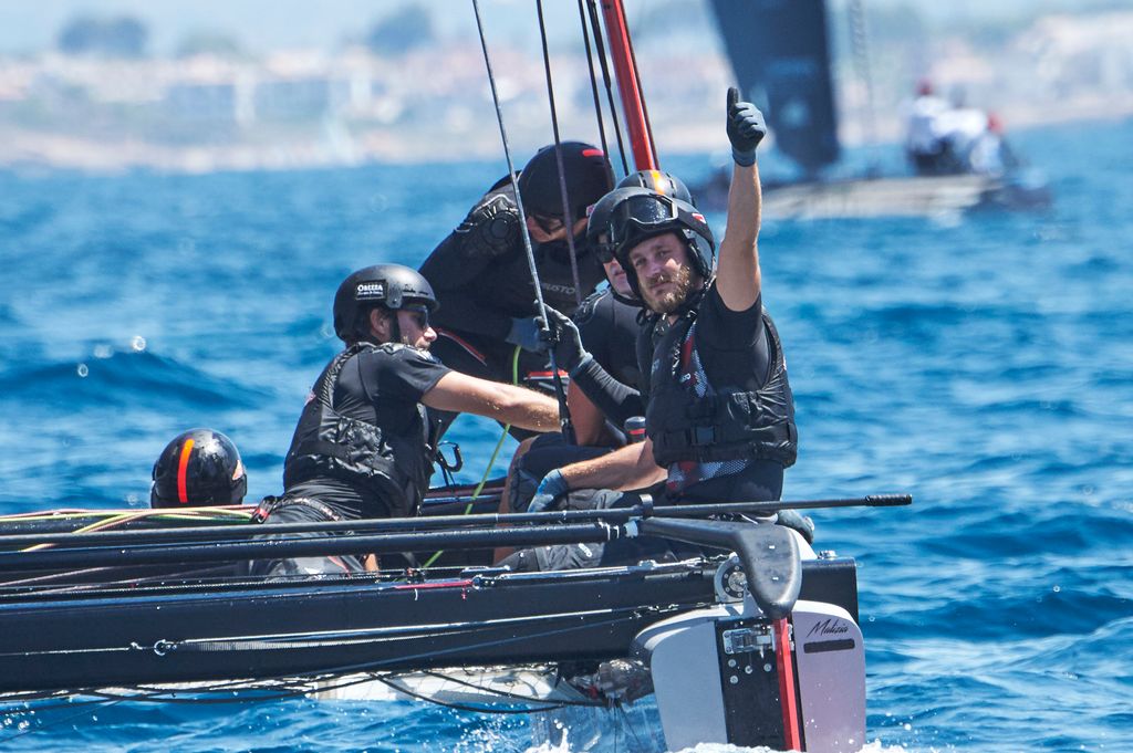 Pierre Casirgahi en la Copa dle Rey de vela de Mallorca