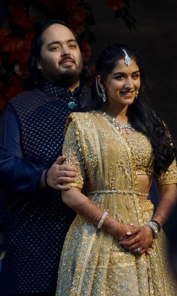 Anant Ambani y Radhika Merchant