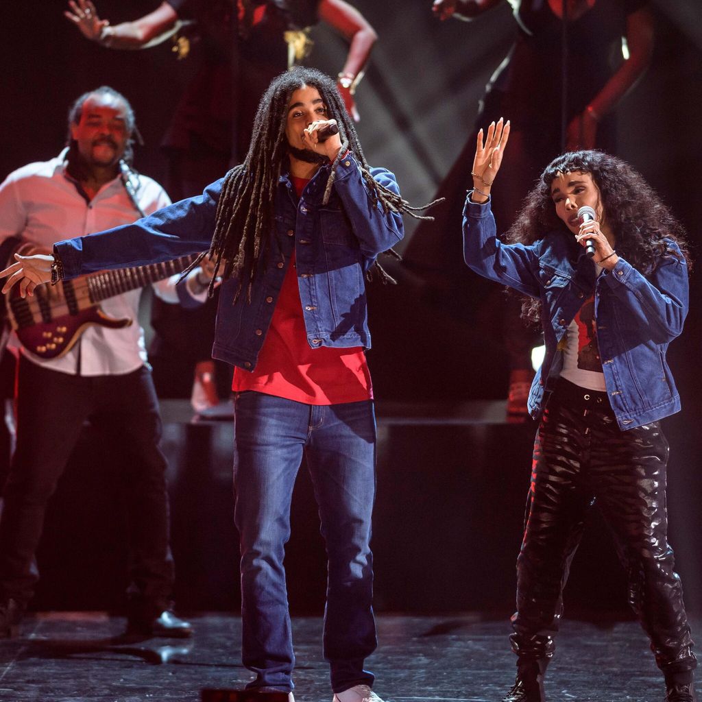 Skip Marley and Cedella Marley