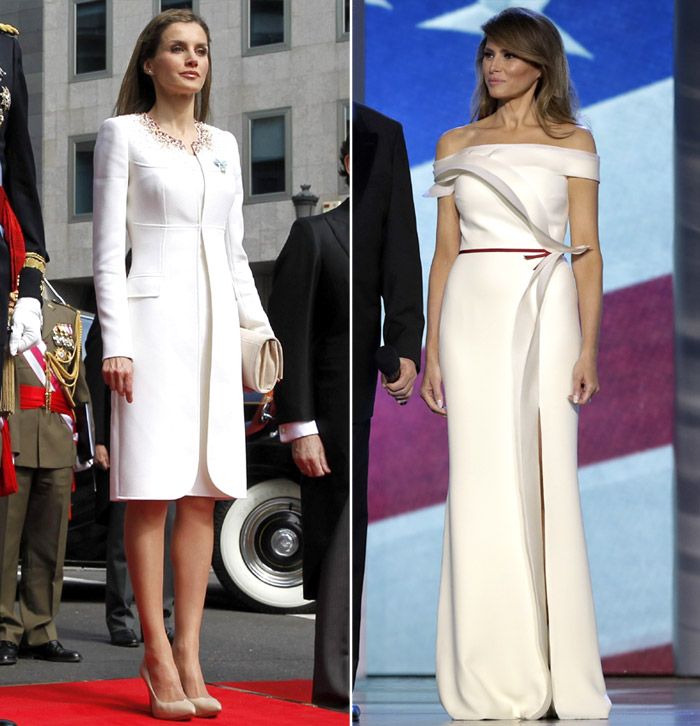 Reina Letizia y Melania Trump