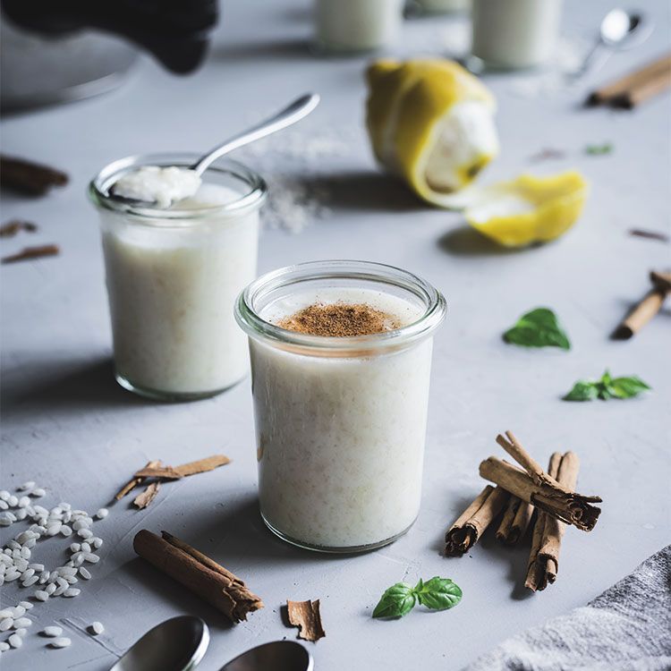 Arroz con leche con olla rápida