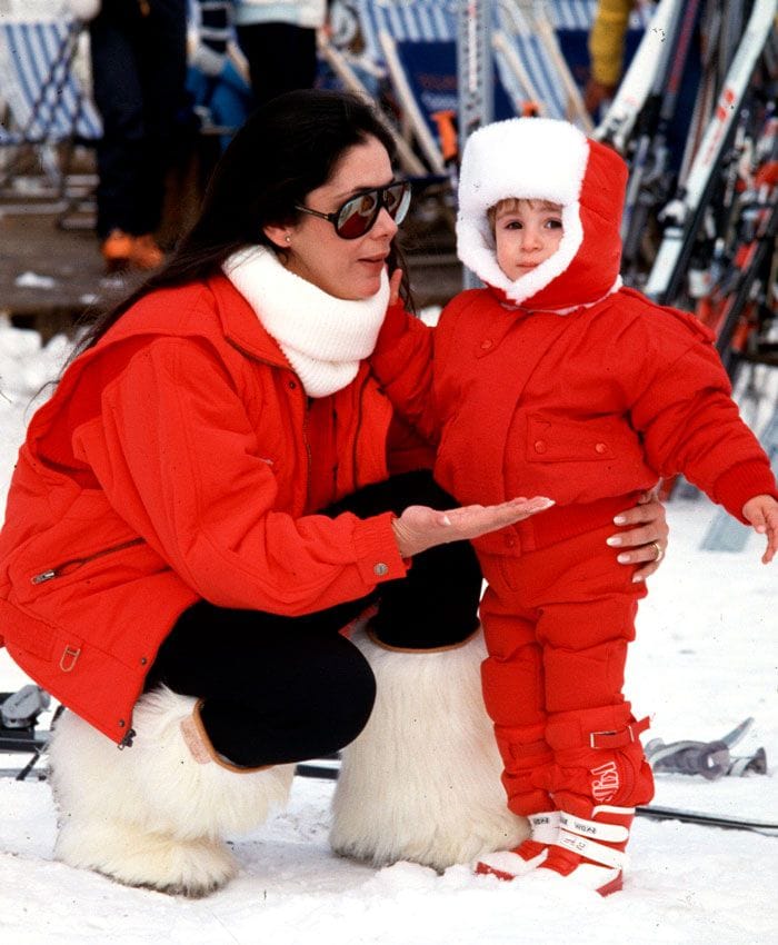 Isabel Pantoja y Kiko Rivera en la Nieve