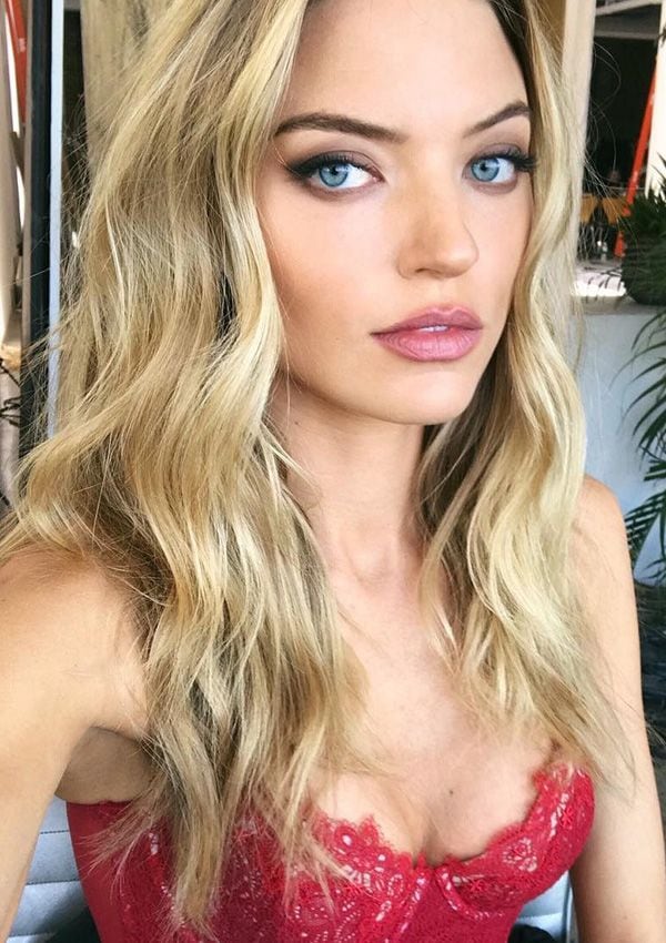 martha hunt maquillaje