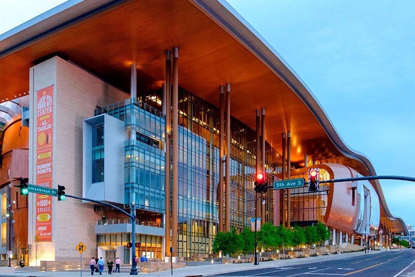 Las ciudades más baratas del mundo para ir de concierto: The Music City Center, Nashville,