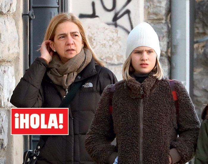 En ¡HOLA!: La infanta Cristina y sus hijos, en sus navidades más difíciles, despiden el año en Vitoria