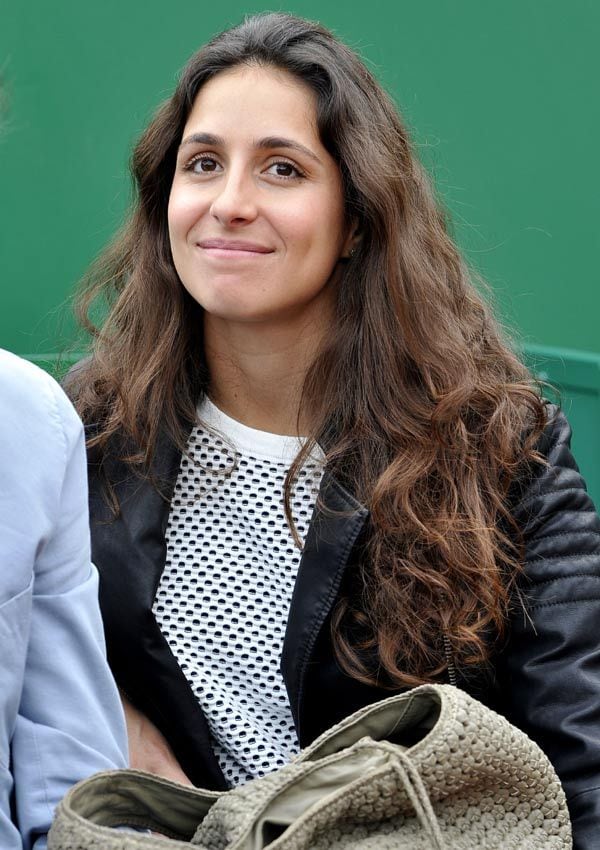 María Francisca no apartó la mirada ni un momento de la pista ni de Rafa, que finalmente no pudo conseguir la ansiada victoria
