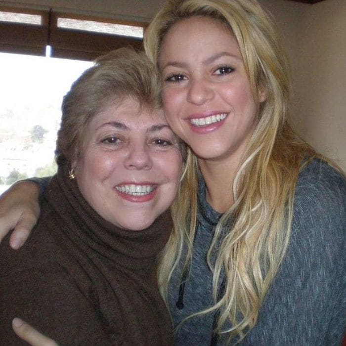 Shakira y su madre