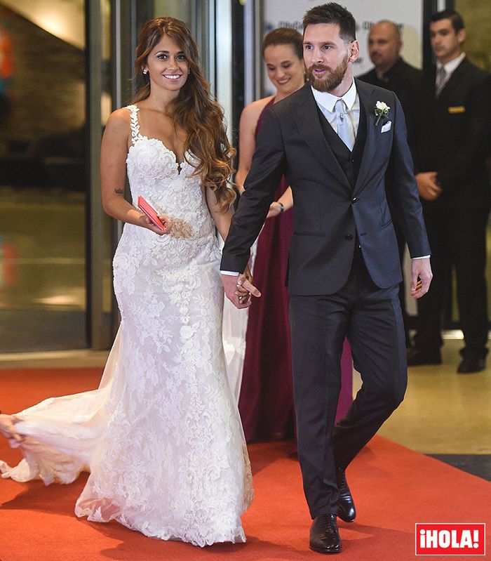 El mensaje de los zapatos de novia de Antonela Roccuzzo