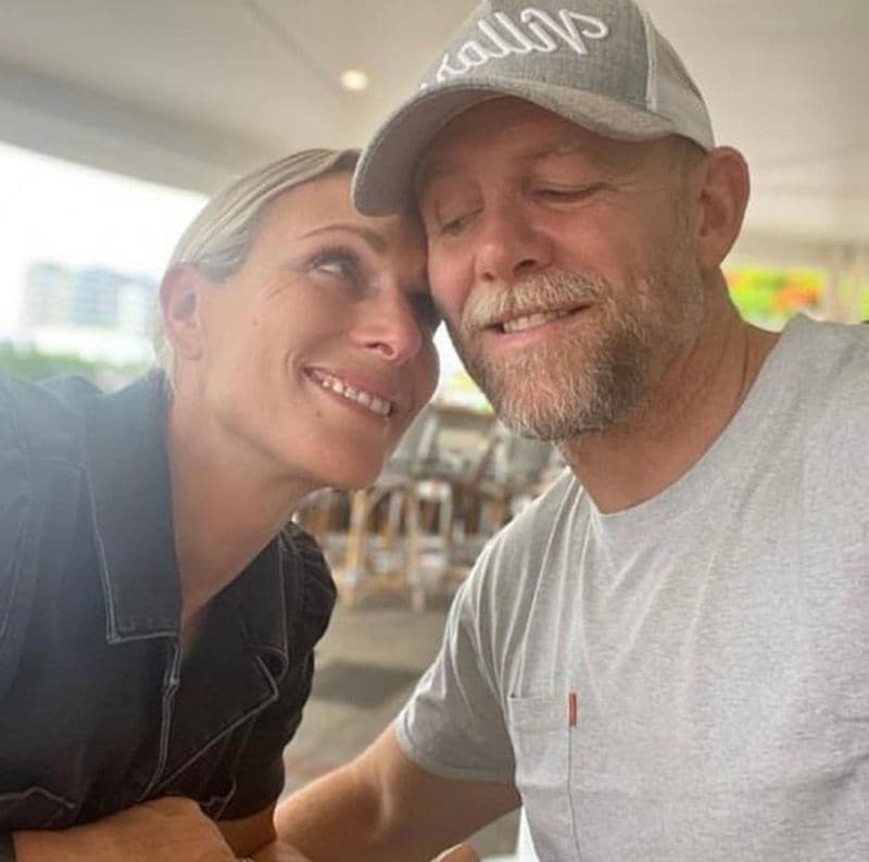 Mike Tindall junto a su mujer Zara Tindall