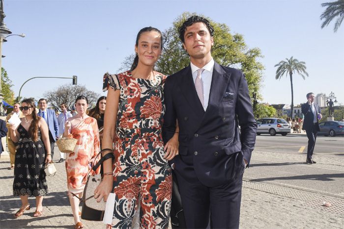 Victoria de Marichalar y Tomás Páramo en la Maestranza