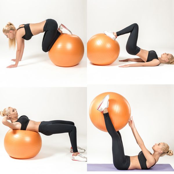 abdominales fitball