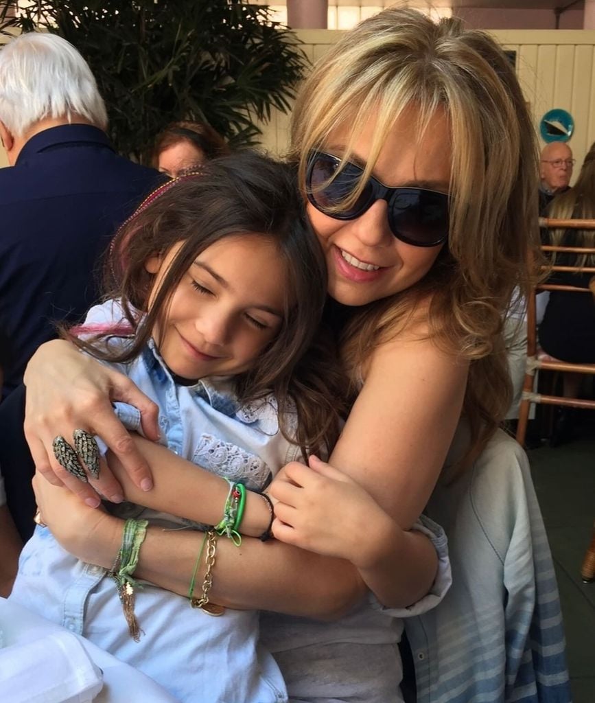 Thalía y su hija Sabrina.