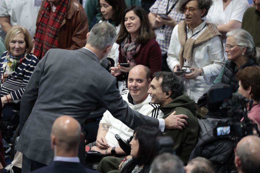 El rey Felipe en el Hospital de Parapléjicos de Toledo 