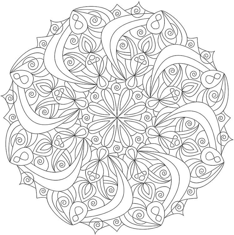 mandala sin decorar