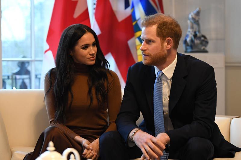 Meghan Markle y el príncipe Harry 