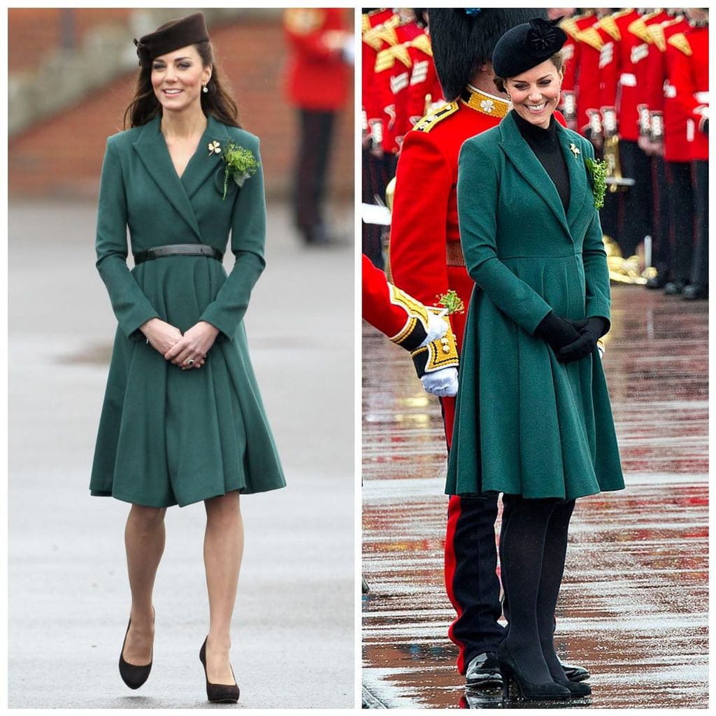 kate middleton con abrigo verde de emilia wickstead en st patrick 39 s day