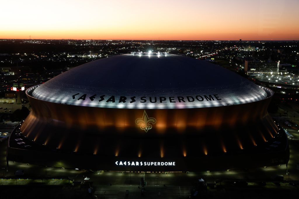 Caesars Superdome, the headquarters of the next Super Bowl